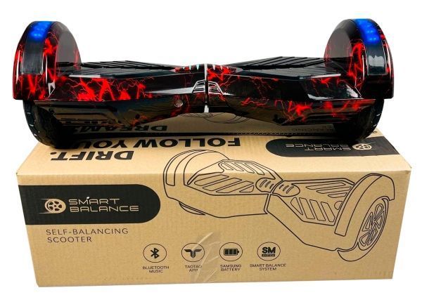 Гіроскутер Smart Balance Pro 8" (Червона Блискавка) sm8-1012 фото
