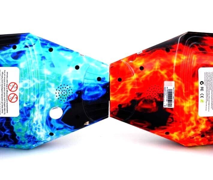 Гіроскутер SMARTWAY Lambo Led + App 8" (Blue Fire) sw8-035 фото
